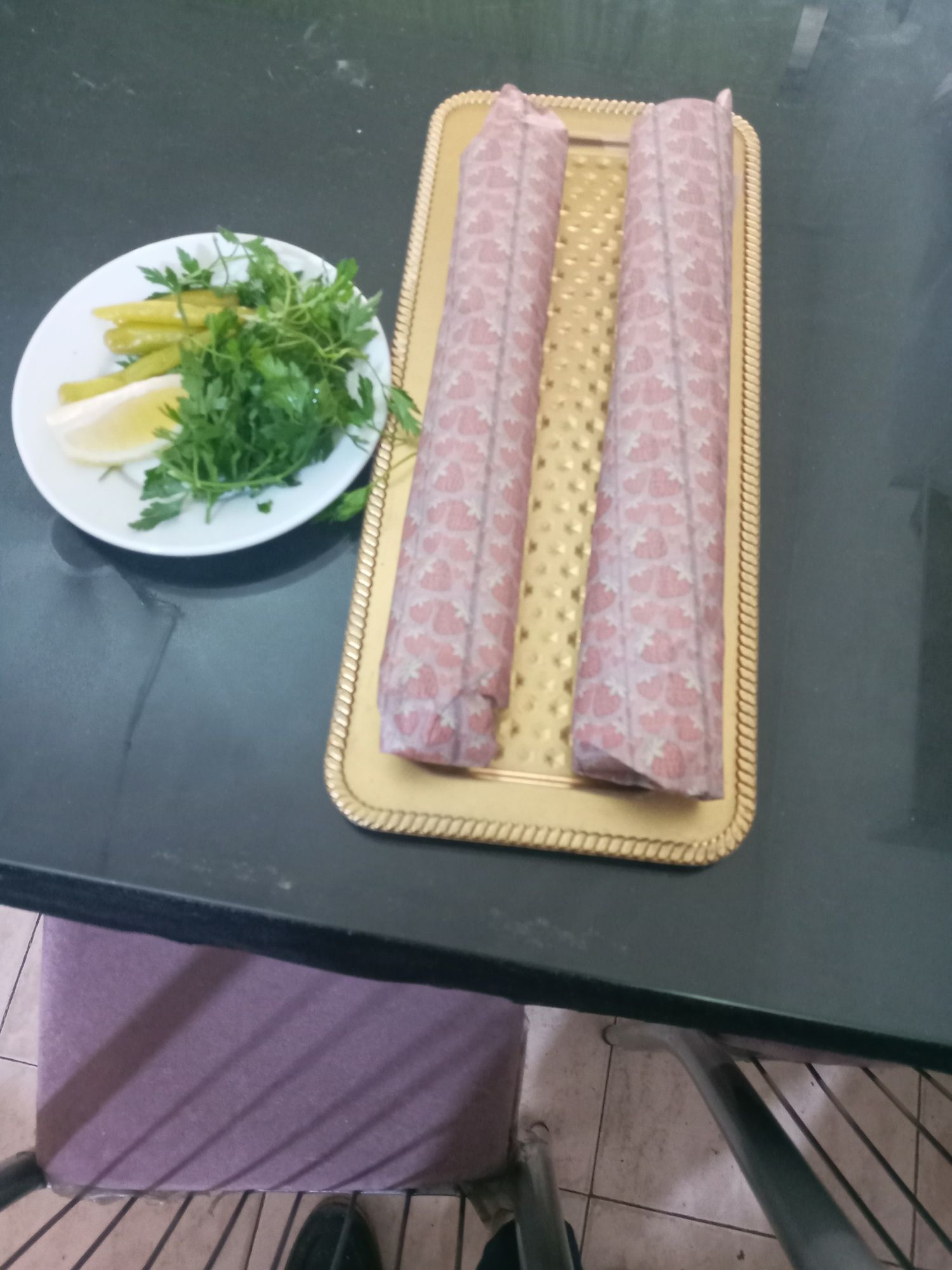 Adana Kebap Durum 2 Lı Menu NAYDANOZ LIMON VE TURSU ILE BIRLIKTE