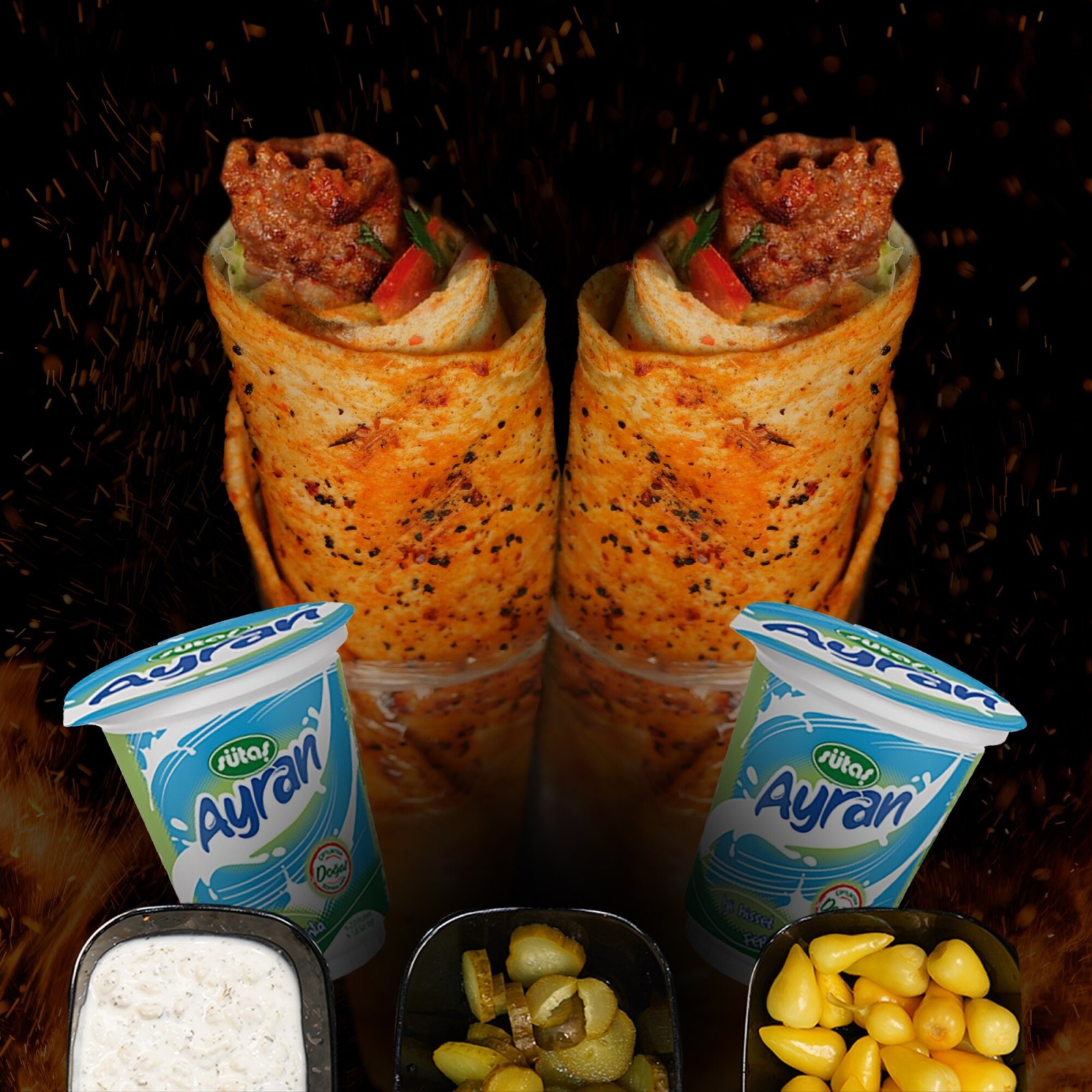 Adana + Urfa + 2 Adet Ayran
