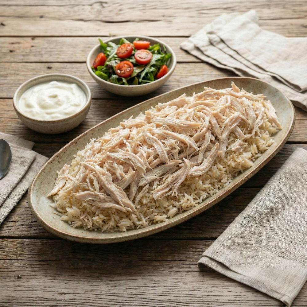 Tavuklu Sporcu Pilavı