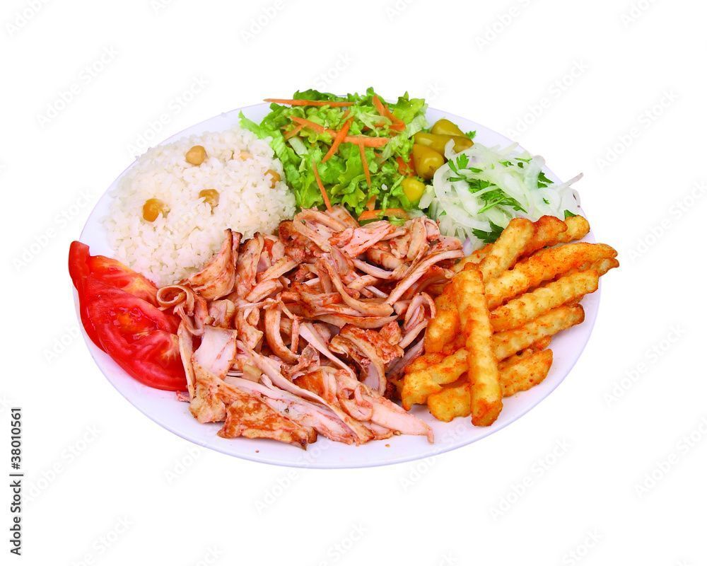 Pilav Üstü Tavuk Döner (160 gr)