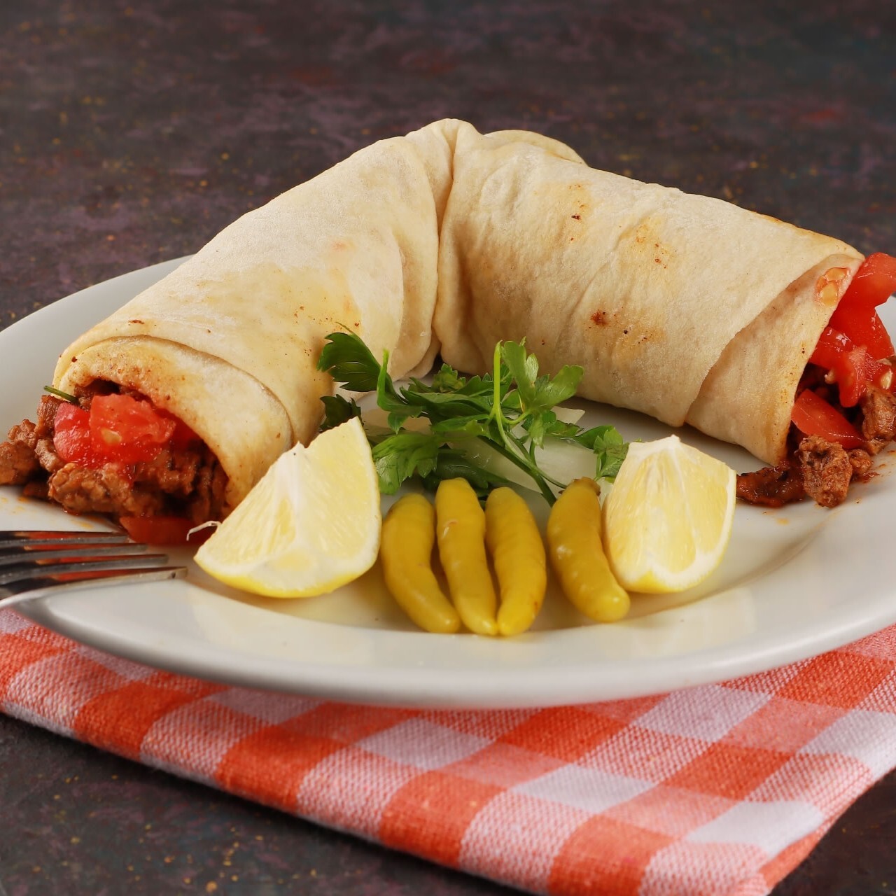Tavuk Tantuni Lavaşı