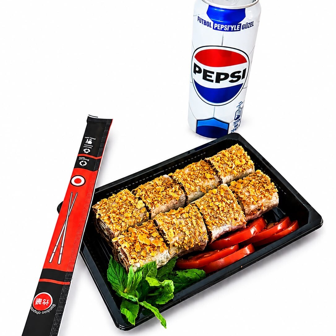 8'li Sushi Çiğ Köfte + 330 ml Pepsi