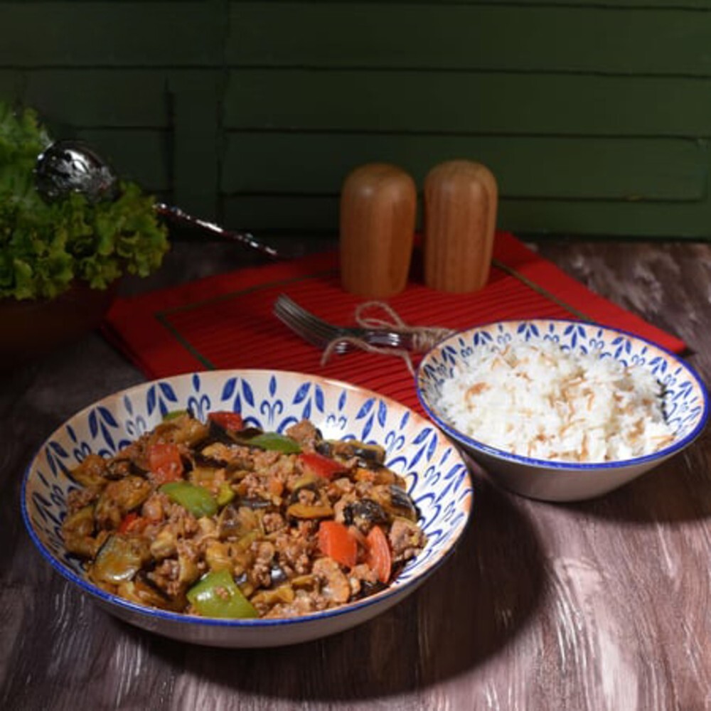 PATLICAN MUSAKKA & PİRİNÇ PİLAVI 450GR.