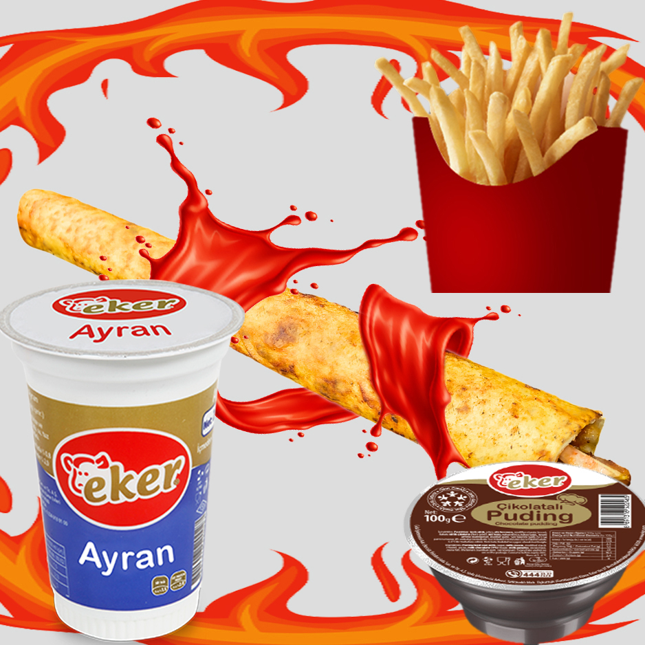 Acı Soslu Zurna Dürüm Full Menü