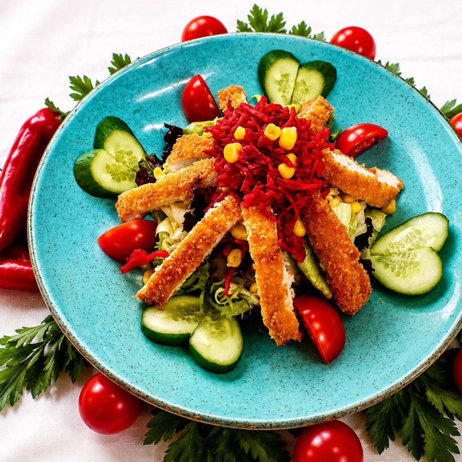 Shinitzel Salad