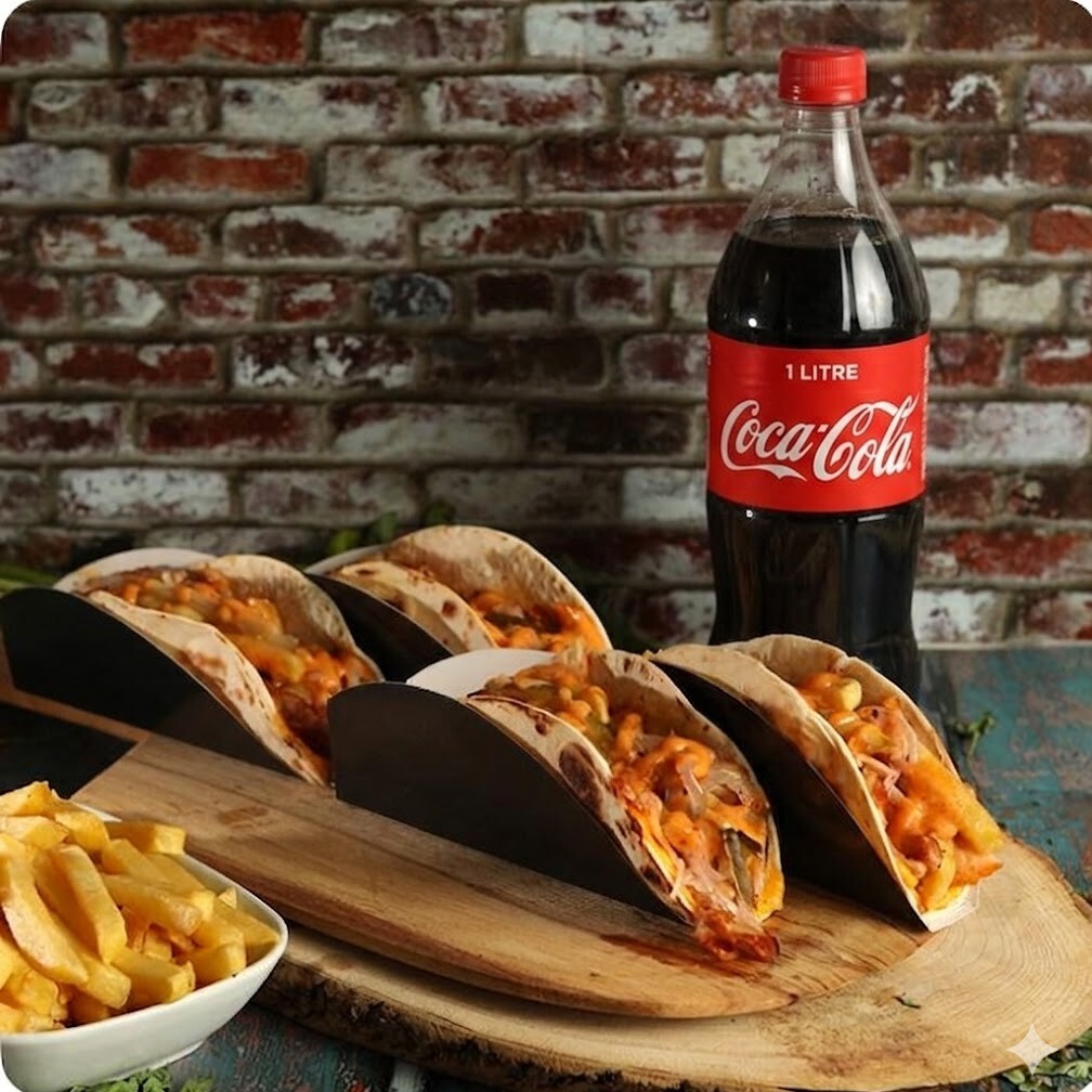 Tavuk Dönerden 2 Kişilik Taco Menü