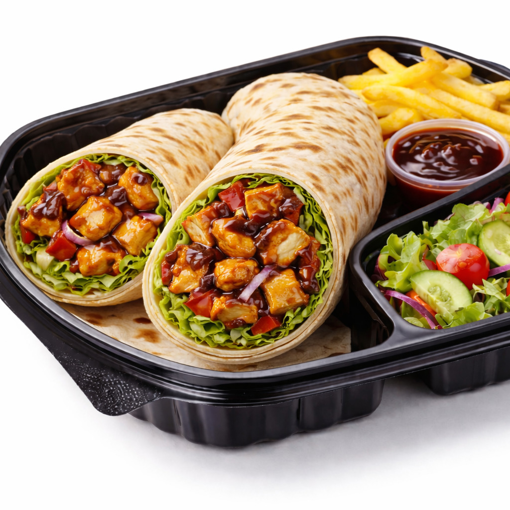 Teriyaki Soslu Tavuk Soteli Wrap