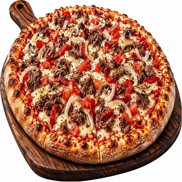 Kavurmalı Pizza (2 Kişilik)