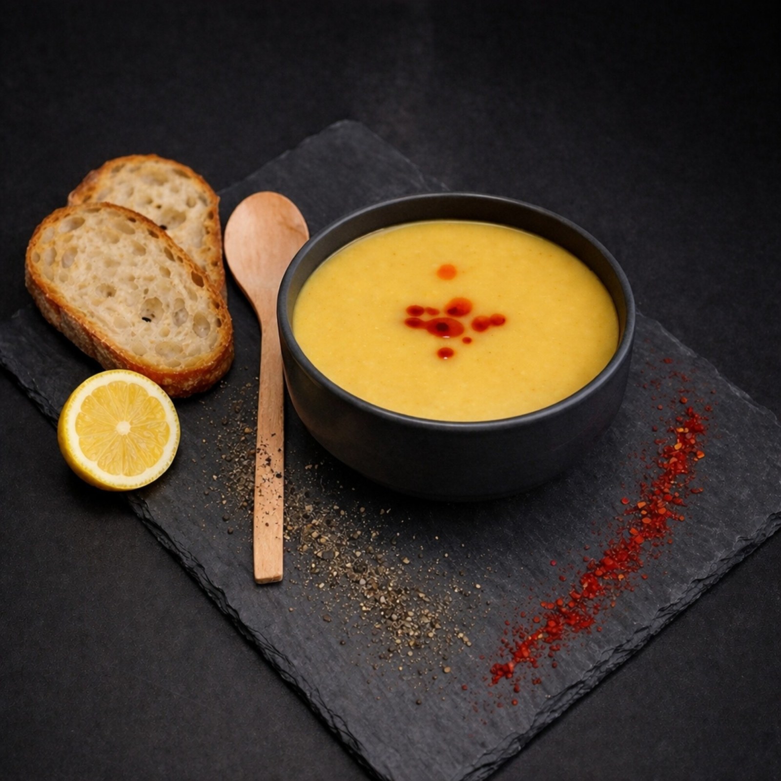 İlikli Kemik Suyuna Mercimek Çorbası