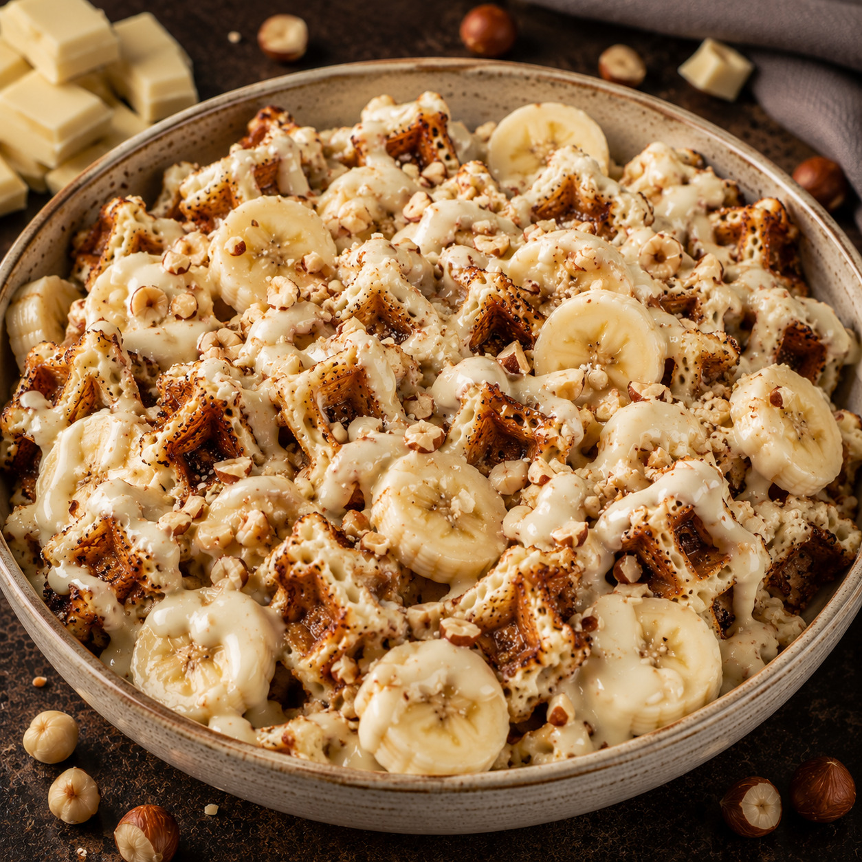 Beyaz Çikolatalı Muzlu BOWL