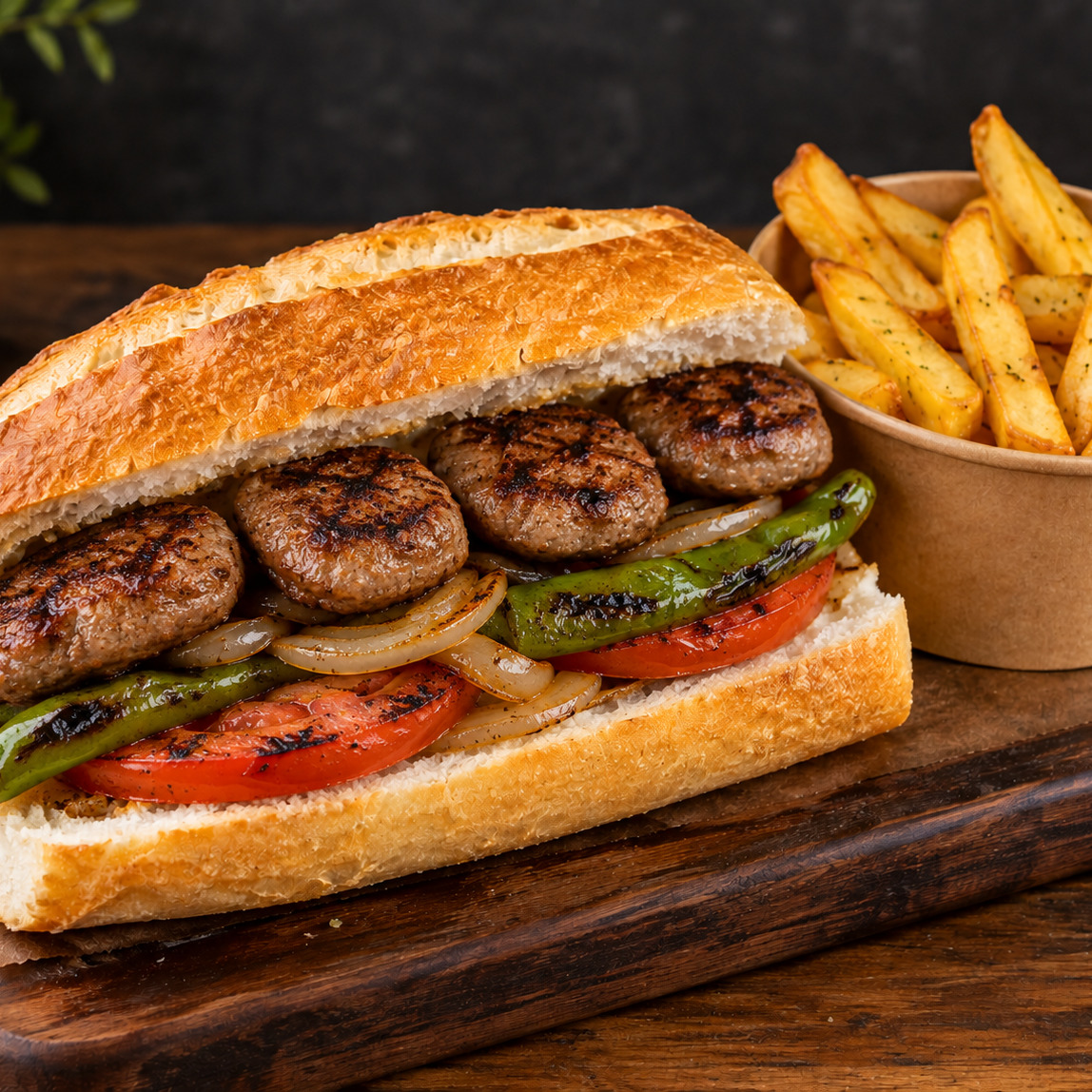 3/4 Ekmek Arası Izgara Köfte