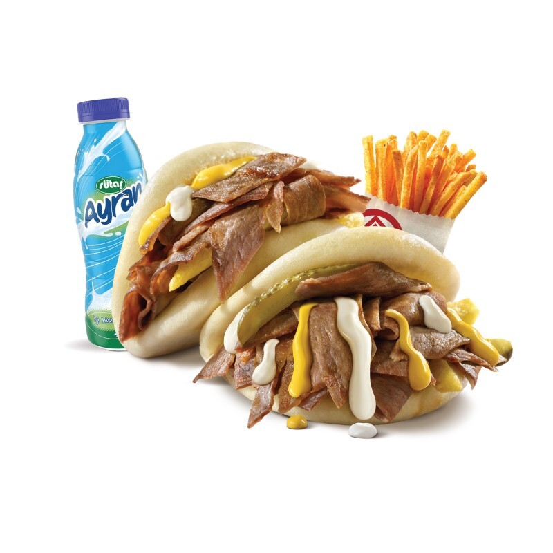 Bao-Bun Meat Menü ( 2 Li )