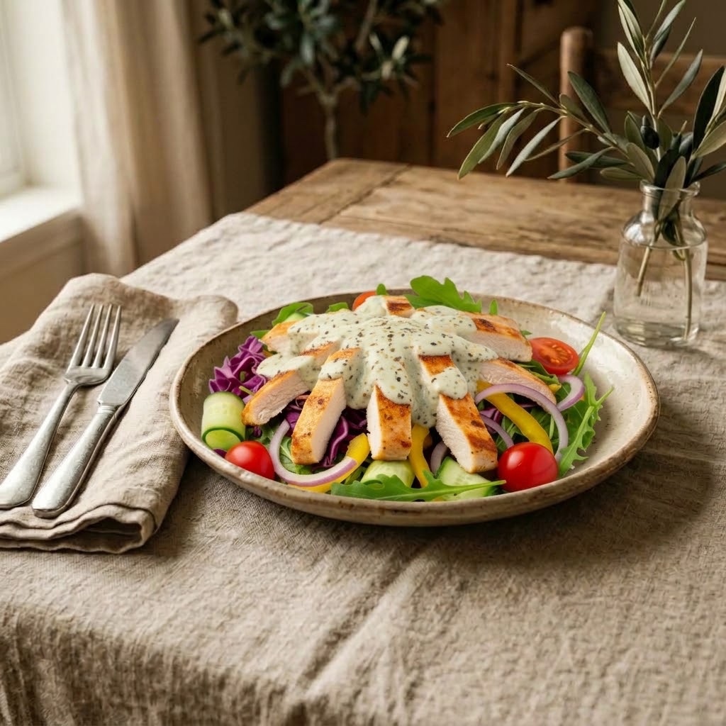 Izgara Tavuklu Salata