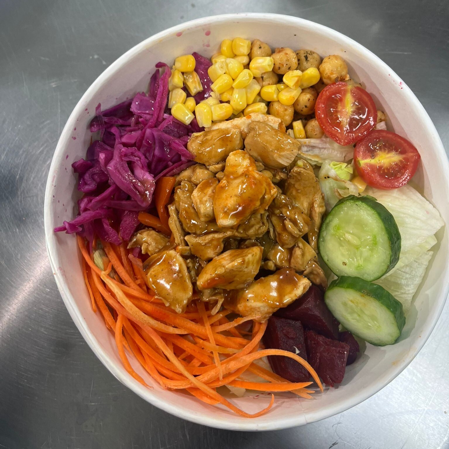 Barbekü Soslu & Pilav Bowl