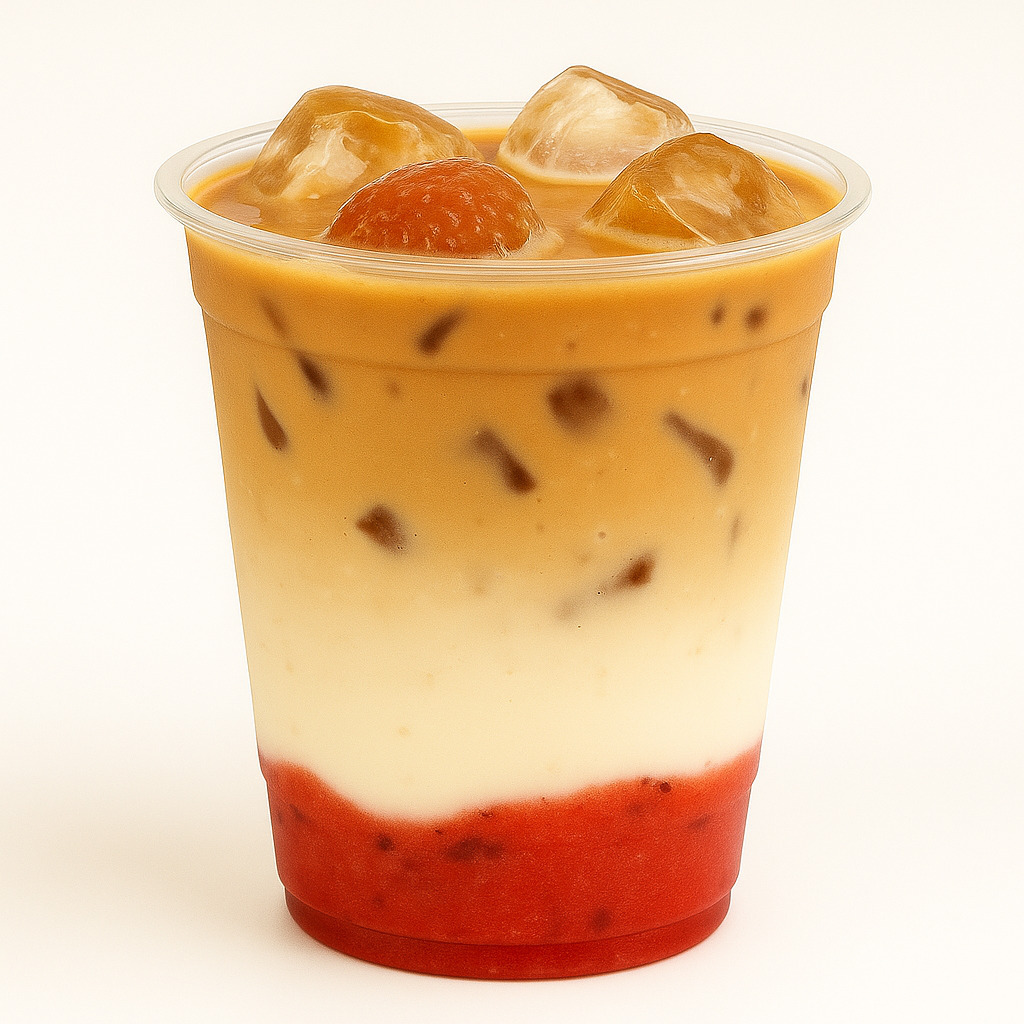Ice Strawberry Latte