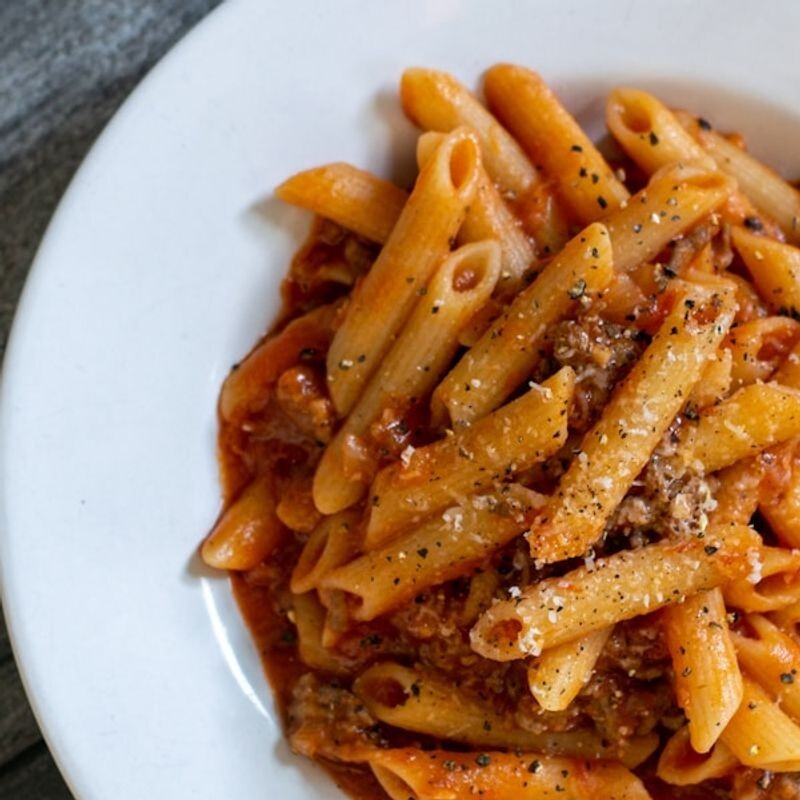 Napoliten Makarna+Meşrubat