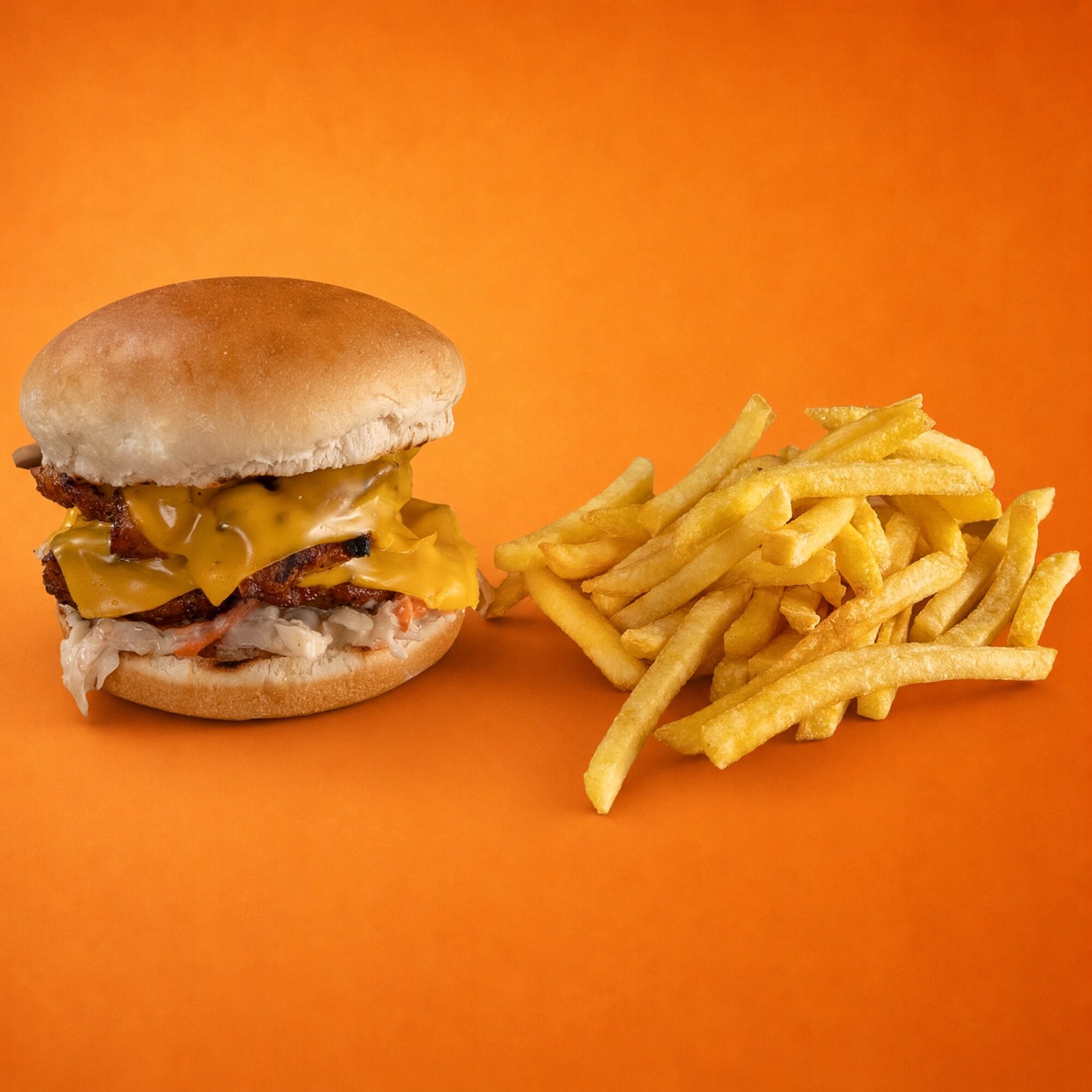 Tavuk Pirzola Cheeseburger