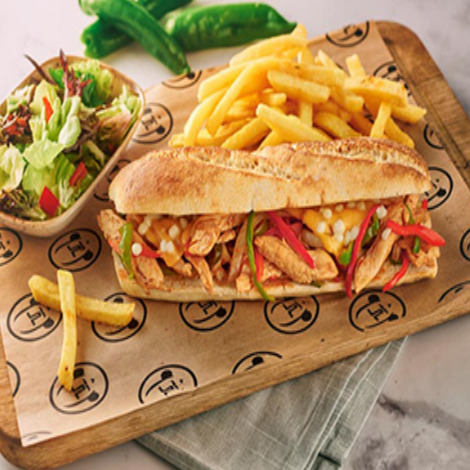 Tavuk Fajita Sandviç