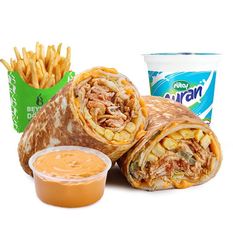 Burrito Tavuk Döner Menü