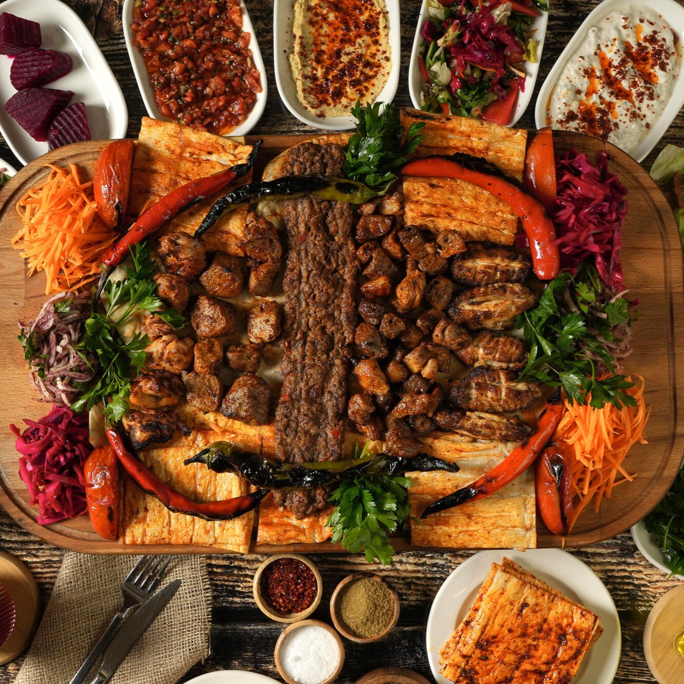 Karışık Muhtar Sofrası (2 Kişilik)