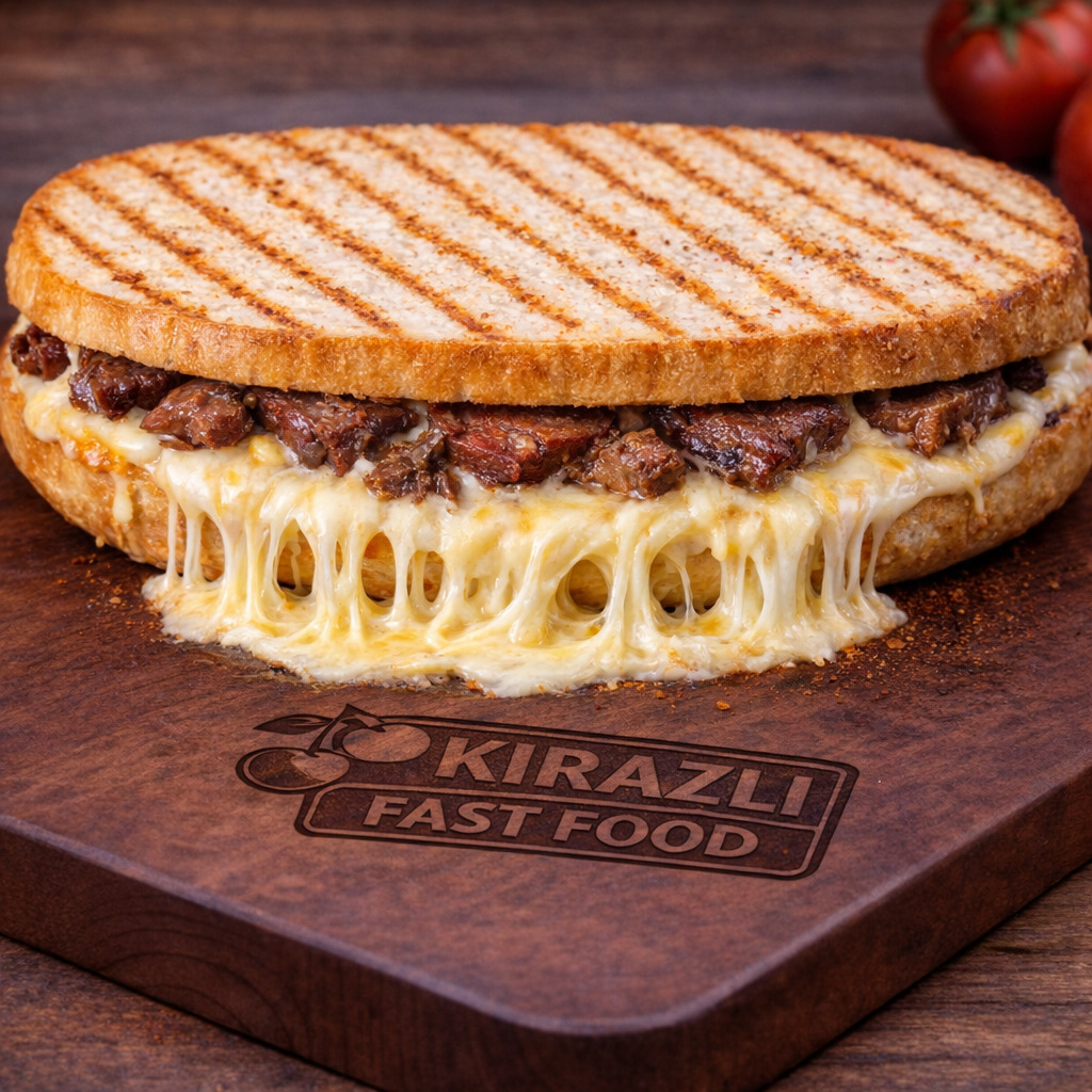 Kavurmalı Kaşarlı Tost