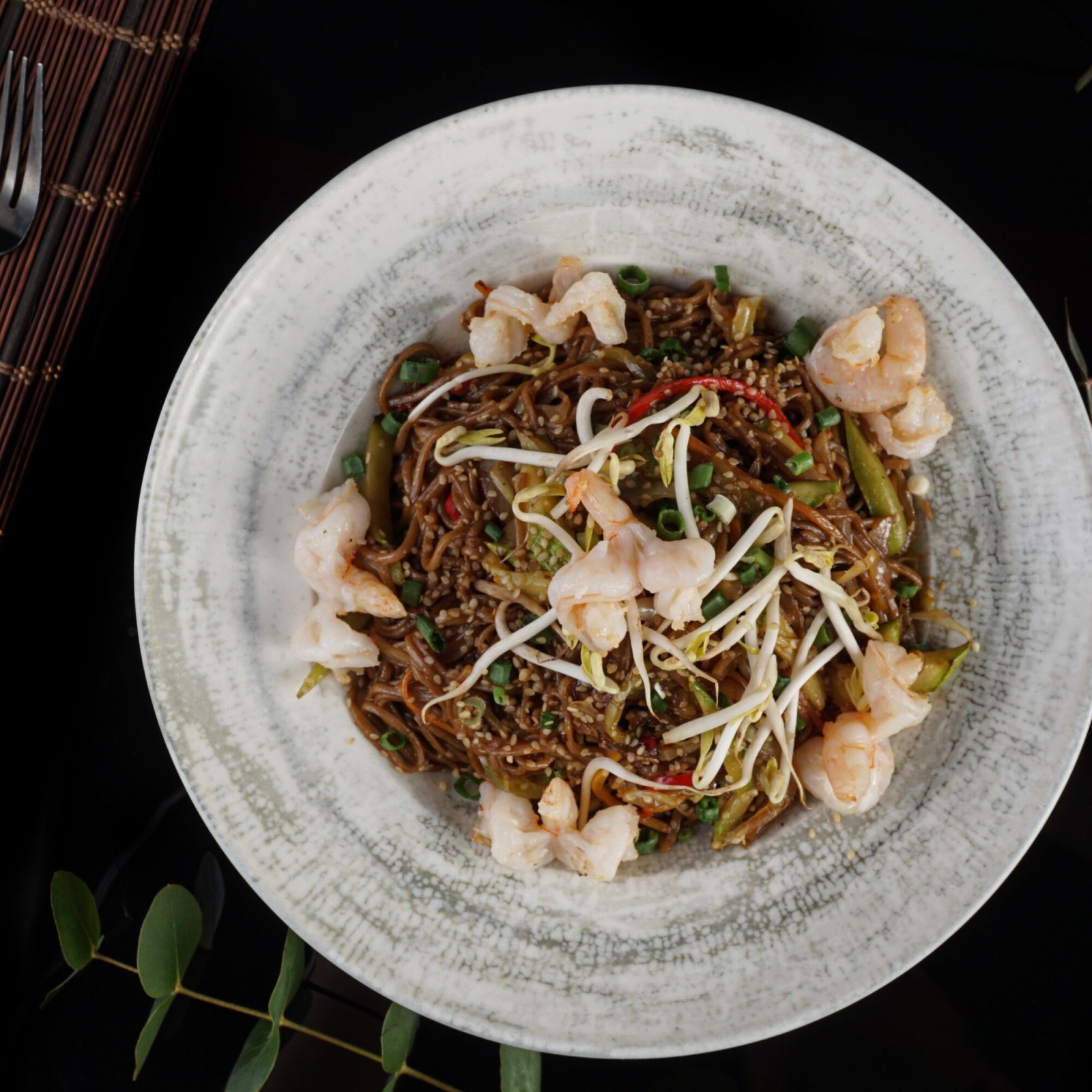 Karidesli Soba Noodle