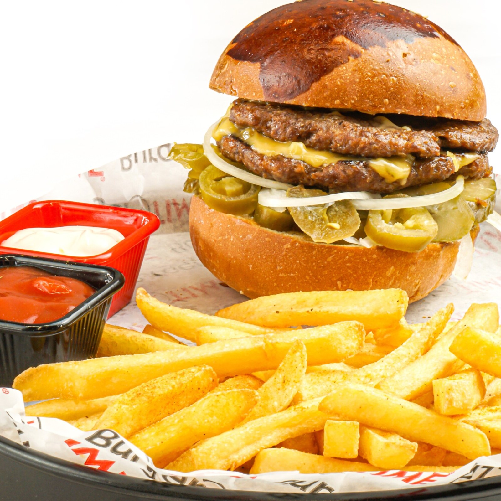 Double Acılı Burger