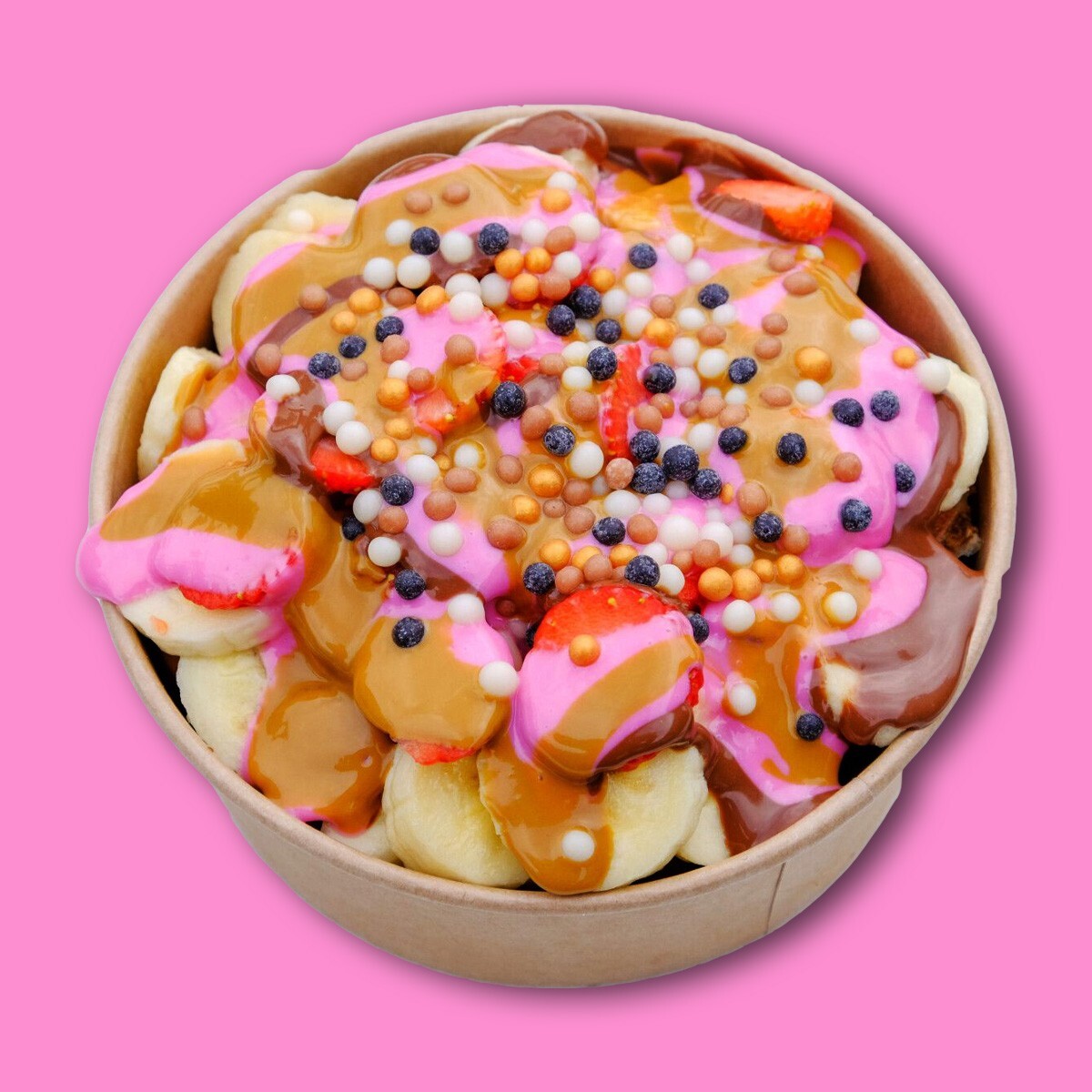 Gökkuşağı Waffle Bowl