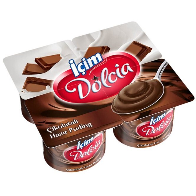 Puding Dolcia Çikolatalı 4×60 Gr