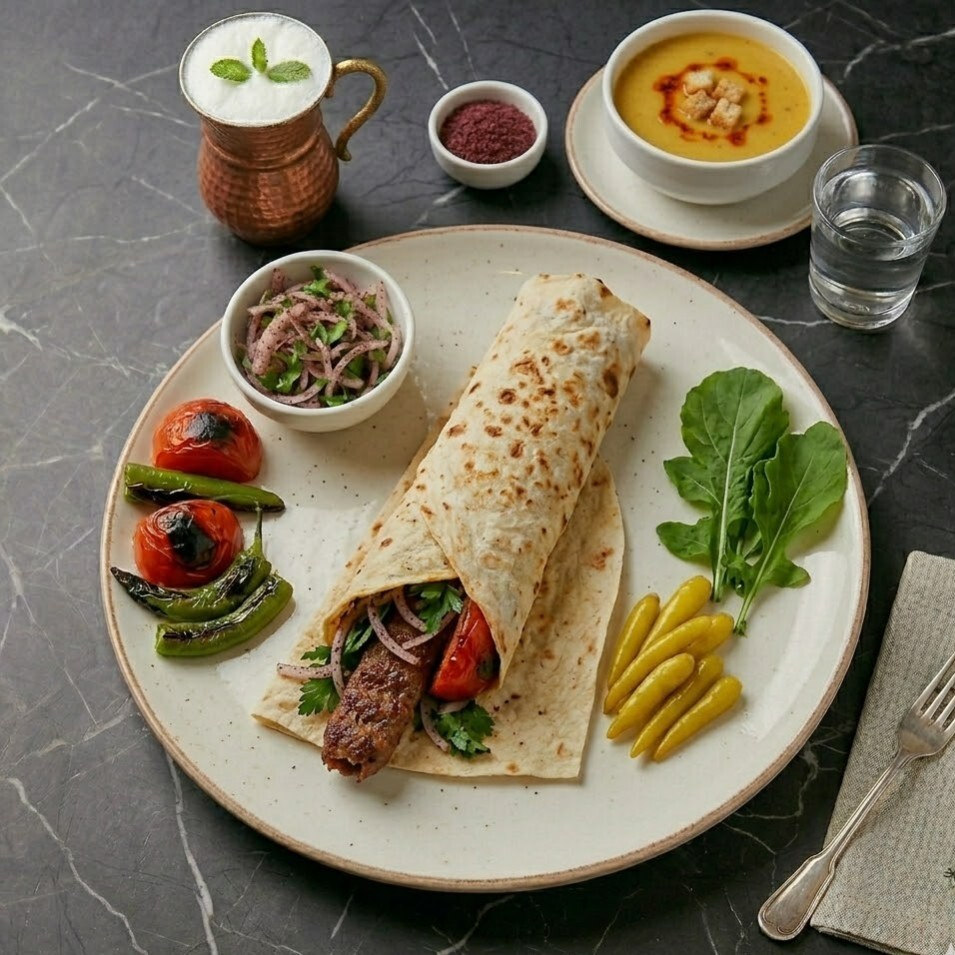 Adana Dürüm Çorba Ayran Menü