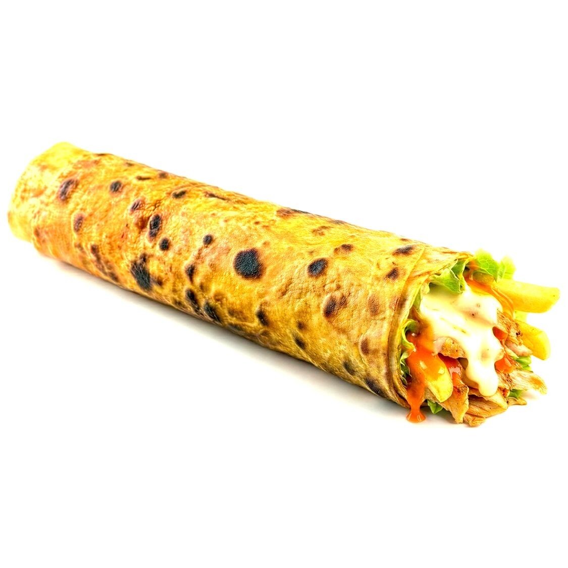 Kaşarlı Deli Acı Hatay Usulü Tavuk Döner Dürüm