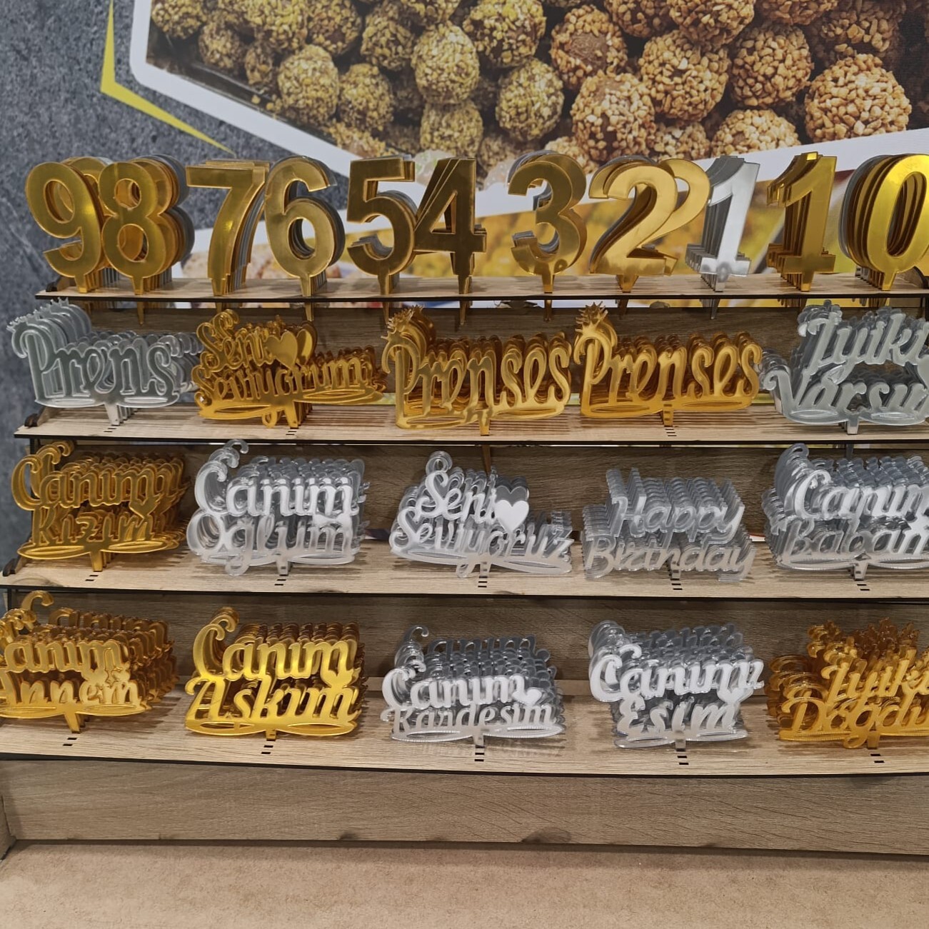 Pasta Süsü Pleksi Çeşitleri