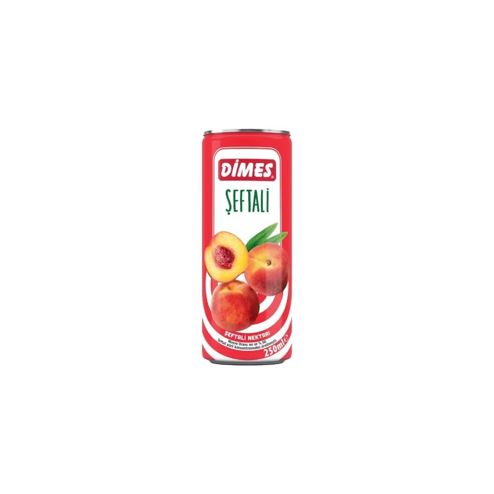 Dimes Teneke Şeftali Meve Suyu (250ml)