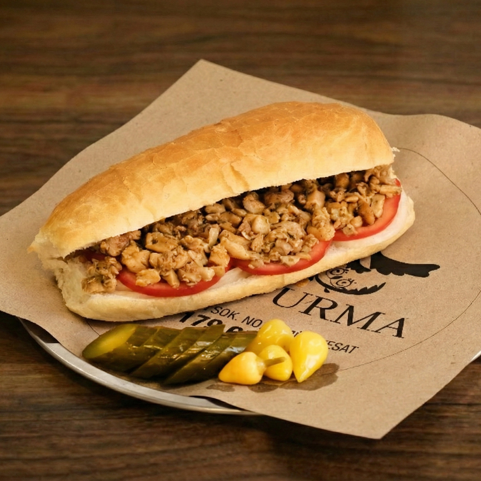 Ekmek Arası Tavuk Kavurma