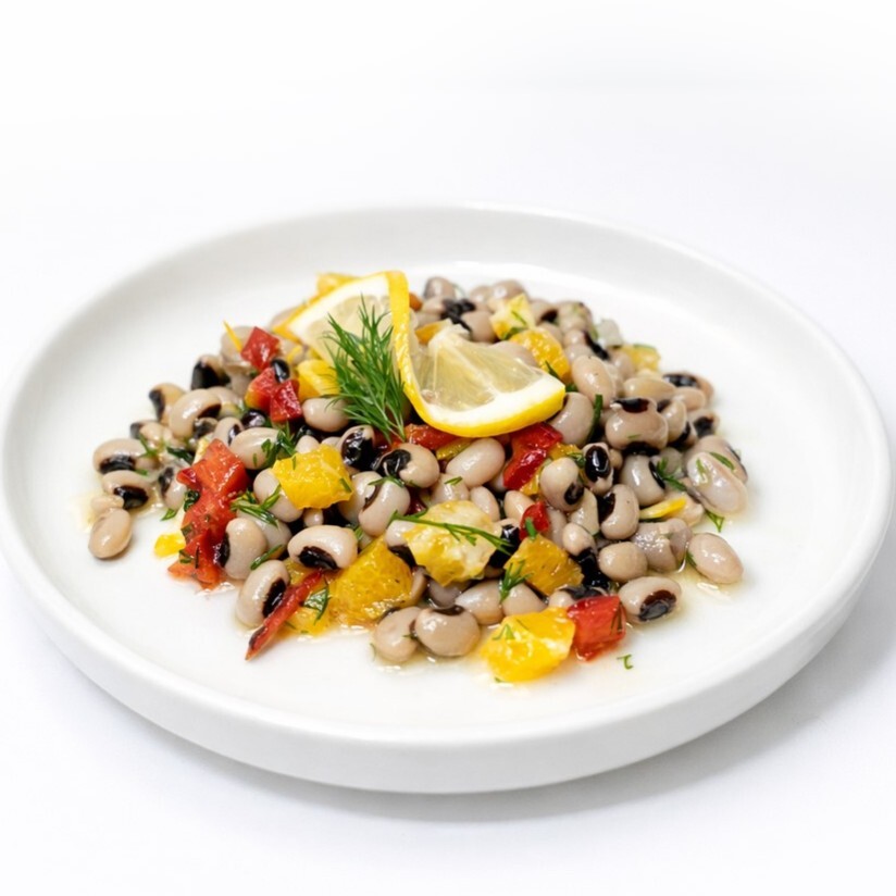 Zeytinyağlı Börülce salatası