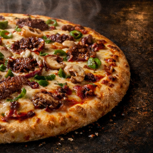 Kavurmalı Pizza (Küçük Boy)