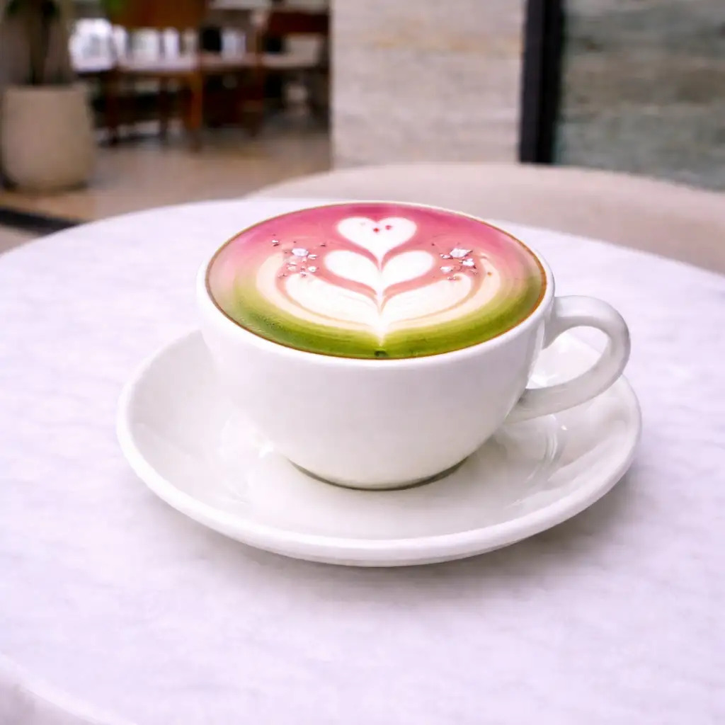 Strawberry Matcha Latte