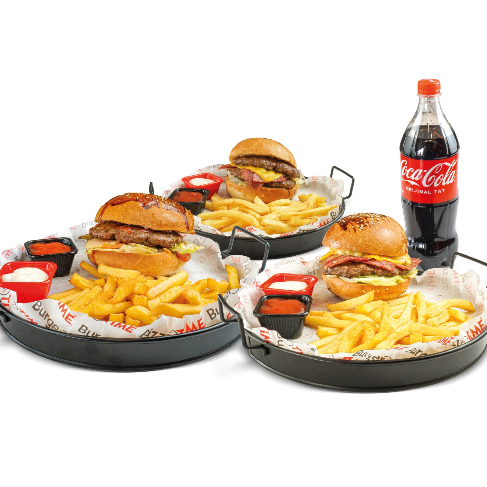 3'lü Hamburger Menü