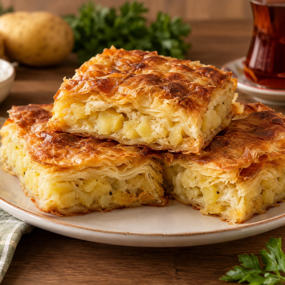 Patatesli Boşnak Böreği (1 Porsiyon 250 gr)