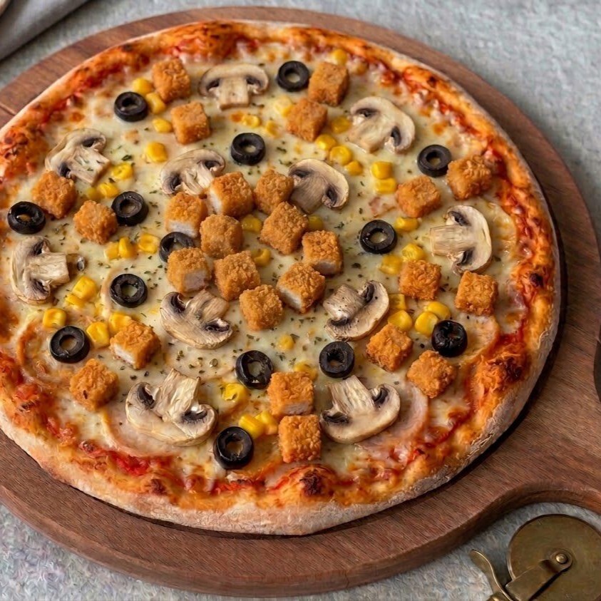 Çıtır Tavuk Pizza (Orta Boy)