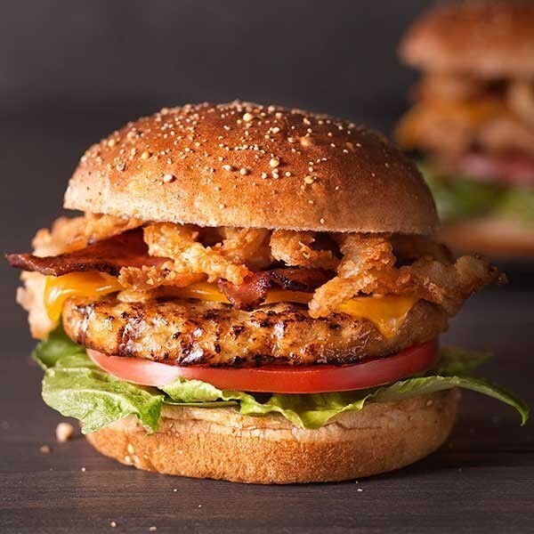Chicken Çıtır Burger + Patates cipsi