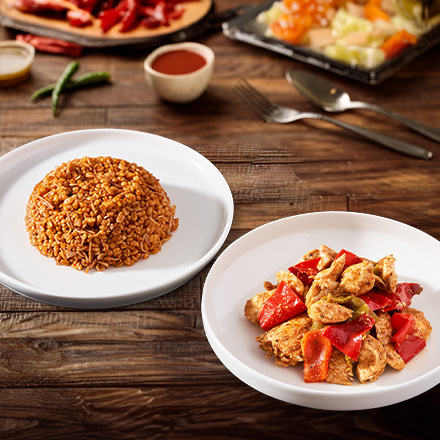 Tavuk Şiş & Bulgur Pilavı