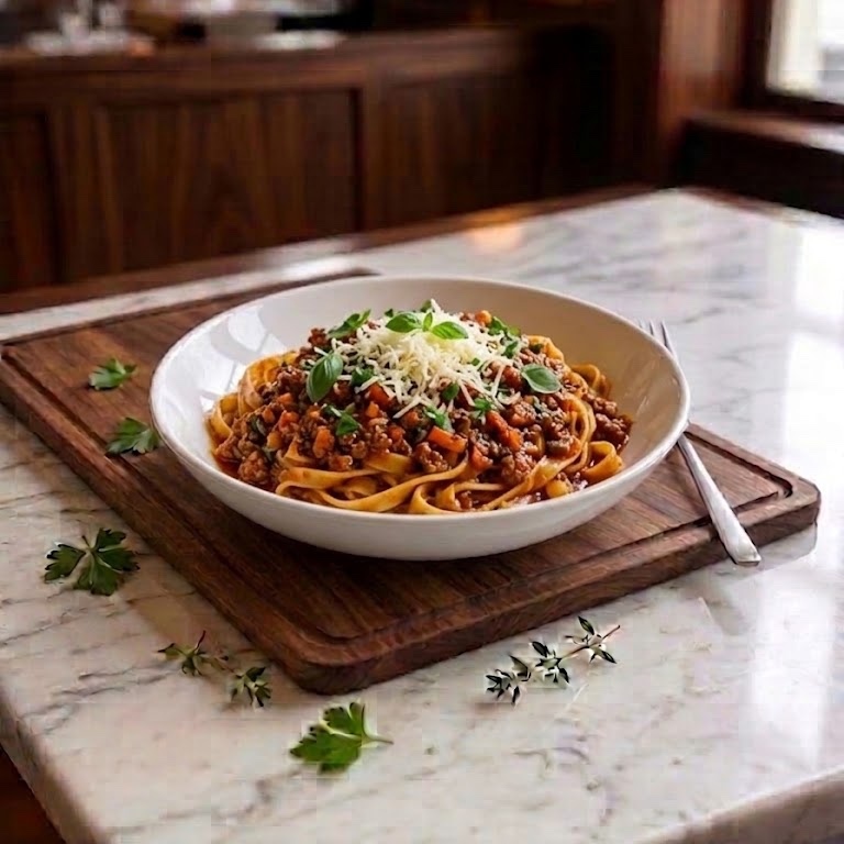 Fettucini Bolonez Makarna