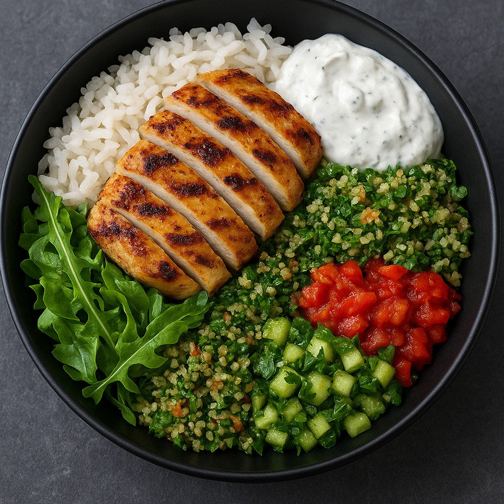 Fırında Tavuklu Salata ( 100 gr Fırında Tavuk)
