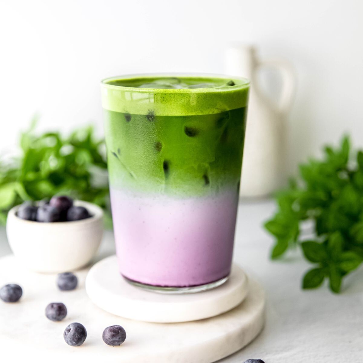 Ice Blueberry Matcha