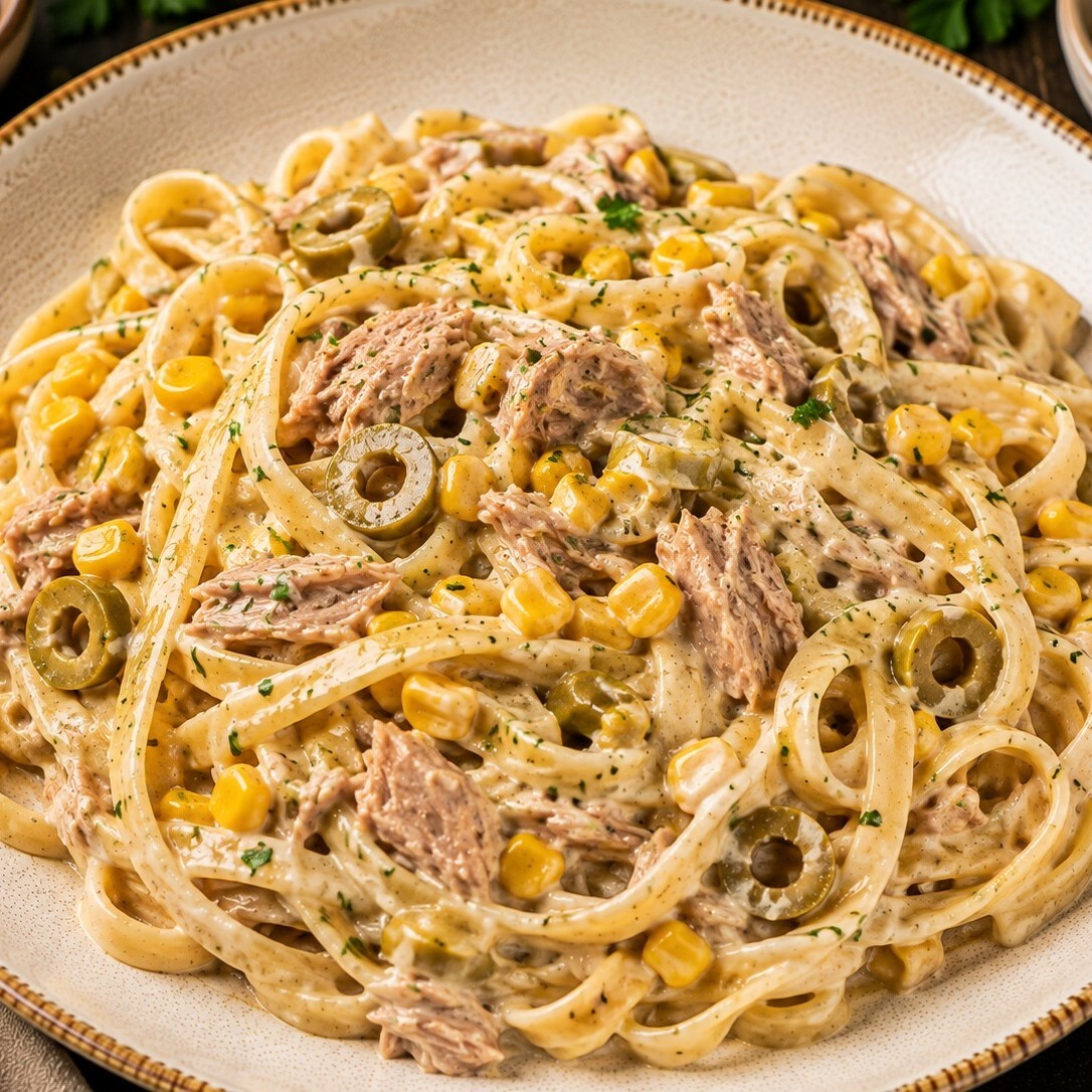 Fettuccine Ton Balıklı