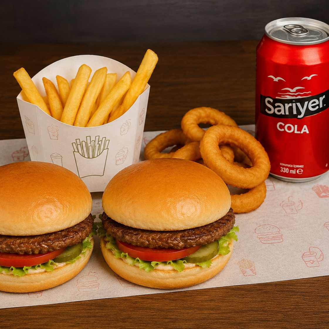 2'Li Mini Dana burger Menü ( Sarıyer )