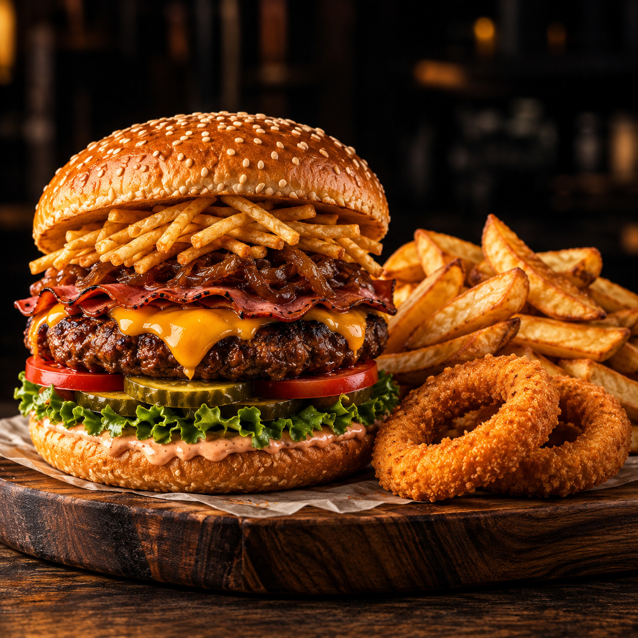Füme Etli Burger Menü