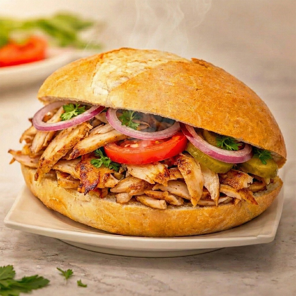 Klasik Sossuz Gobit Tavuk Döner & Coca-Cola (33 cl.)