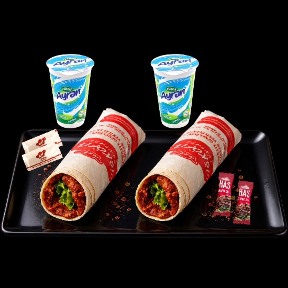 2'li 100 gr. Öğrenci Menü + 2 Ayran (175 ml.)